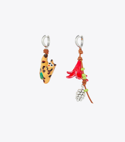 Tory Burch Curiosity Charm Earrings - Multi
