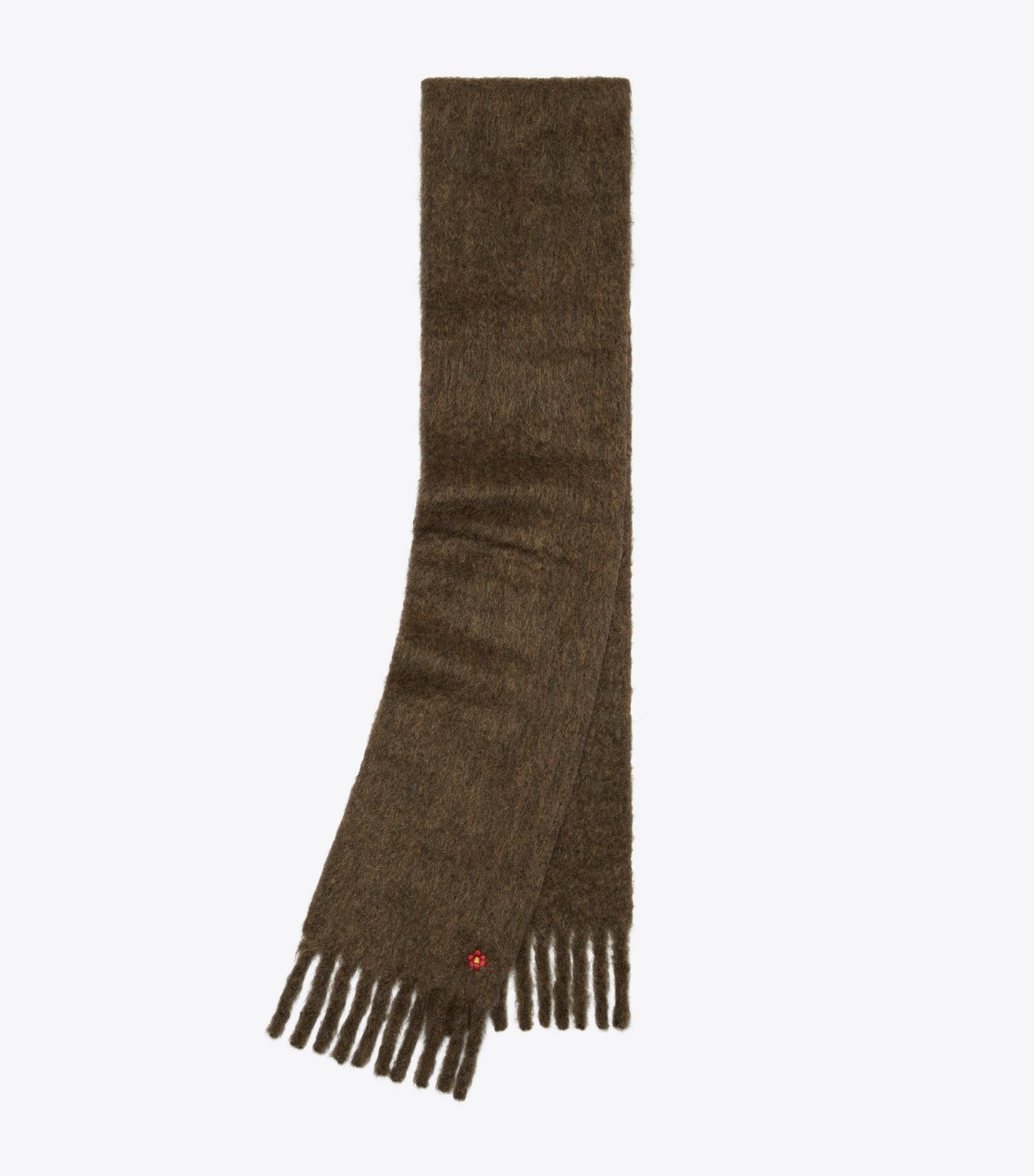 Tory Burch Mohair Scarf - Chocolate