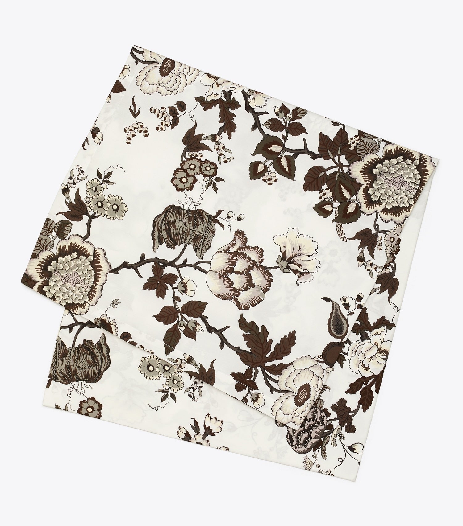 Tory Burch Happy Times Bouquet Square Tablecloth, 70" - Brown
