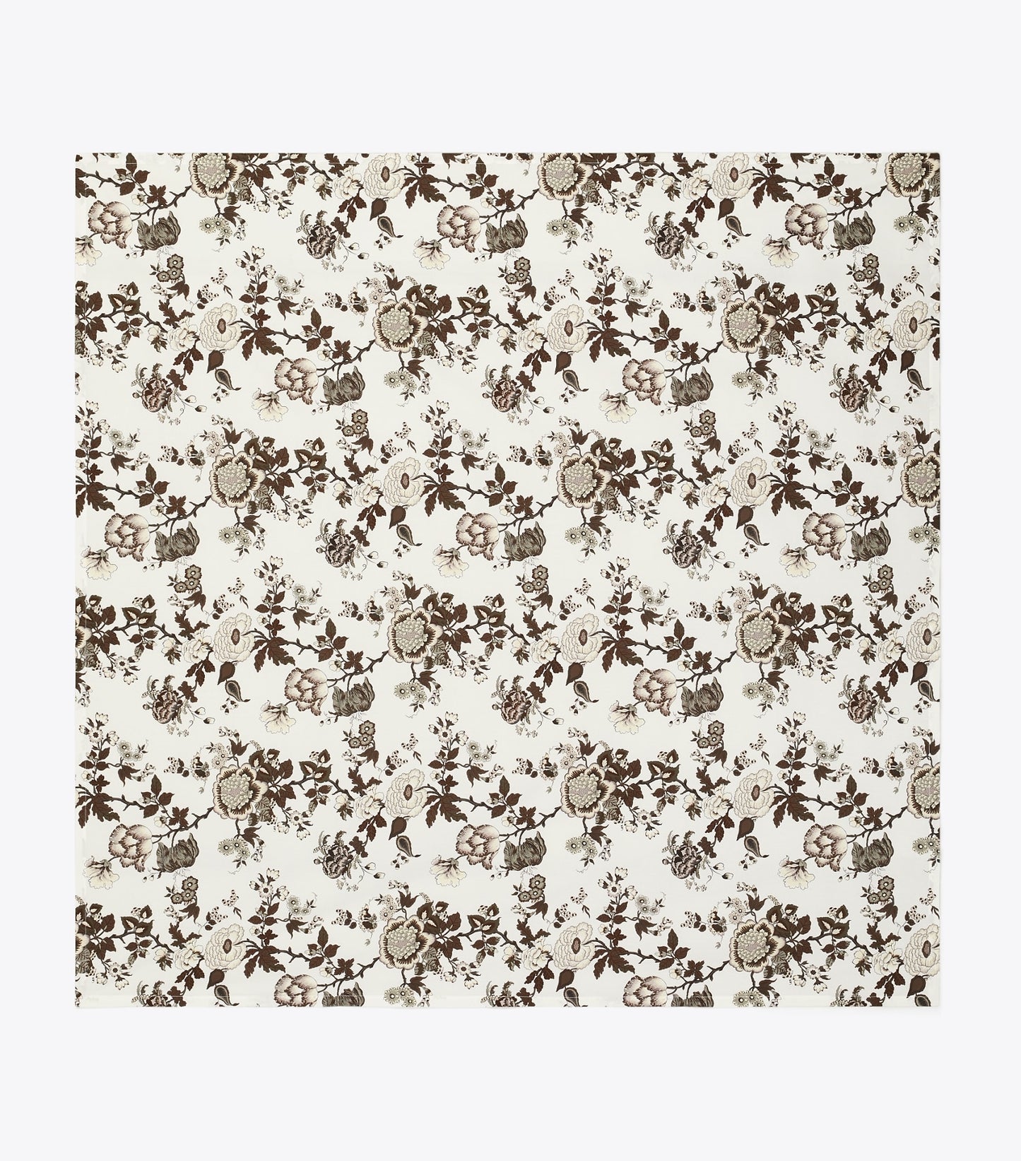 Tory Burch Happy Times Bouquet Square Tablecloth, 70" - Brown