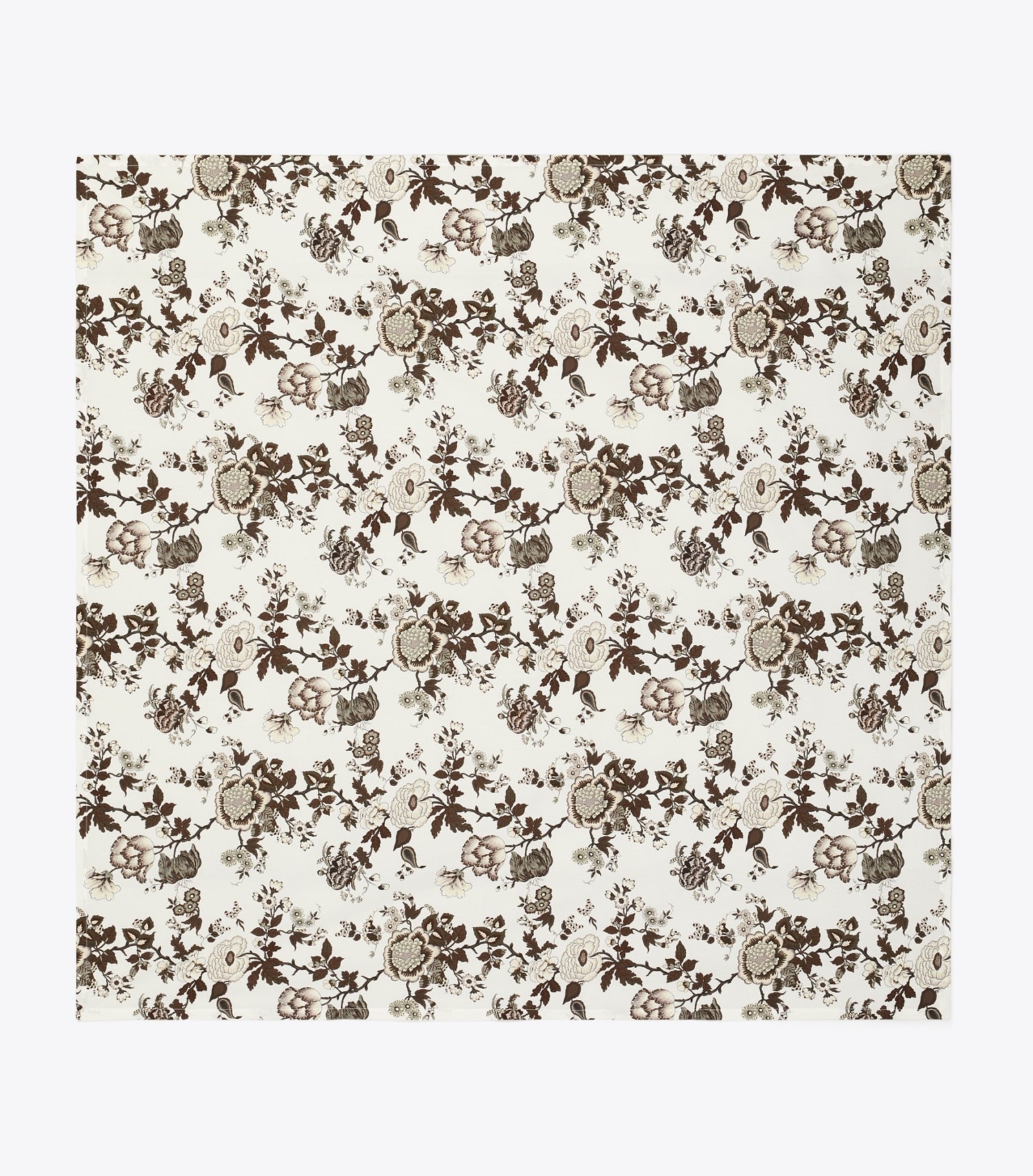 Tory Burch Happy Times Bouquet Square Tablecloth, 70" - Brown
