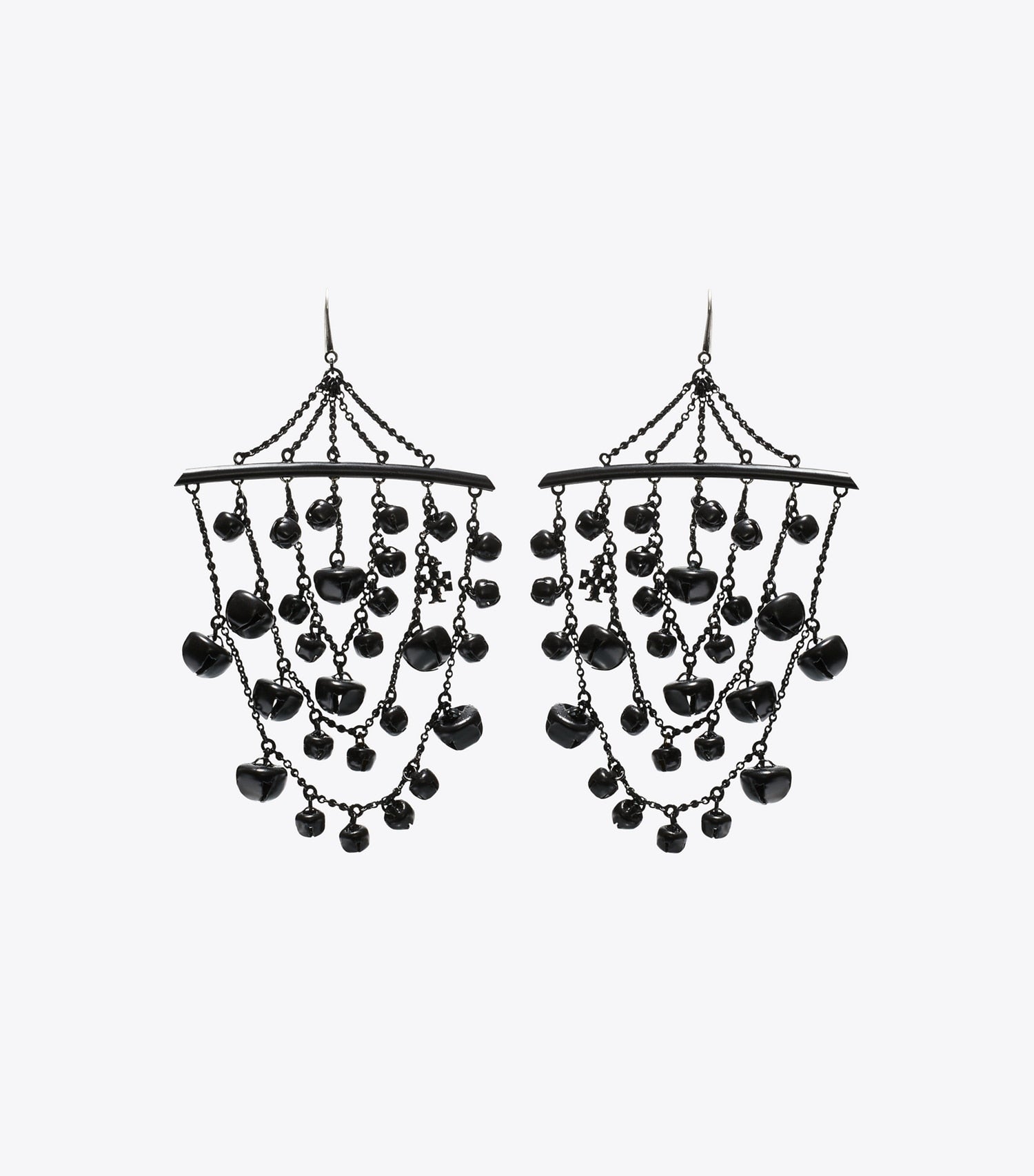 Tory Burch Curiosity Bell Earrings - Black
