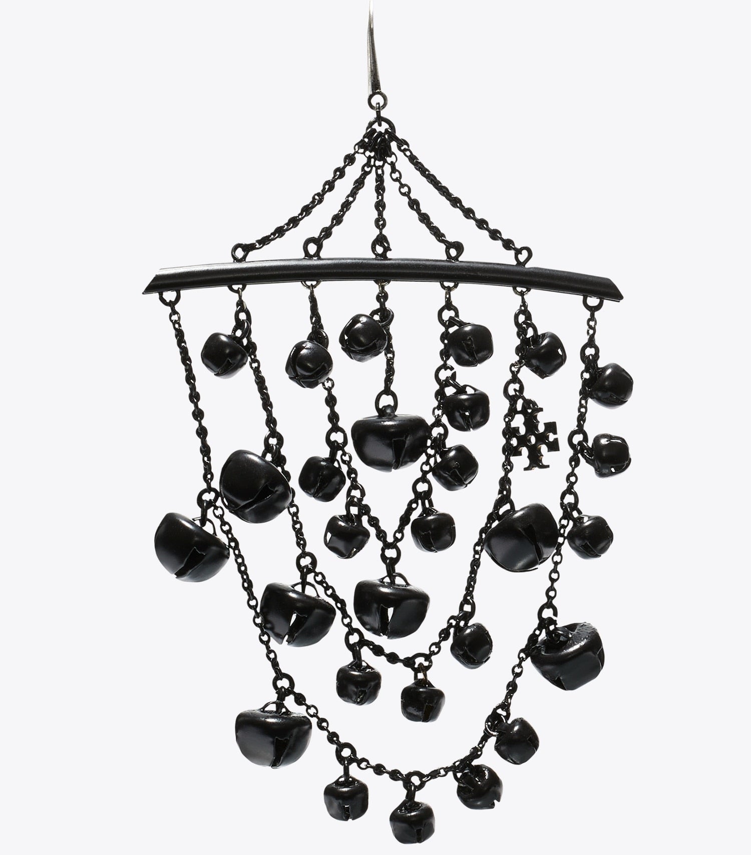 Tory Burch Curiosity Bell Earrings - Black