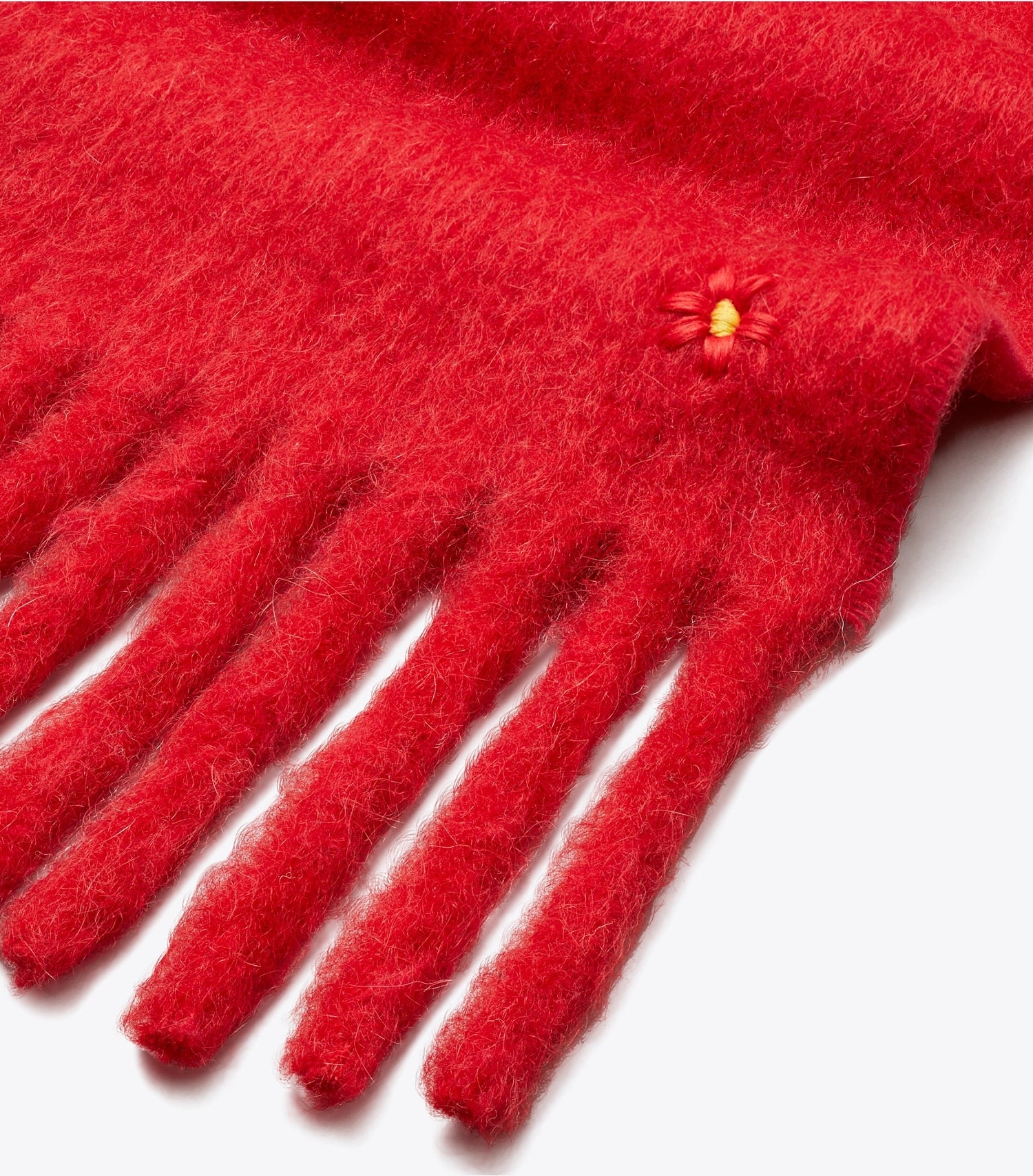 Tory Burch Mohair Scarf - Red