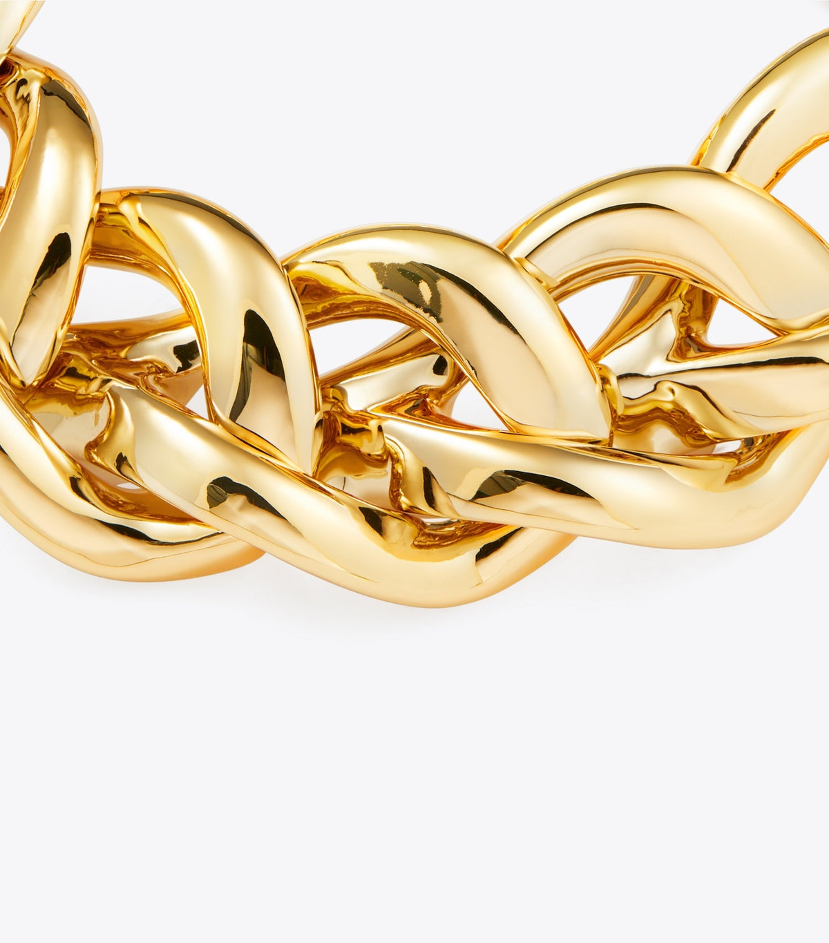 Tory Burch Wishbone Statement Necklace - Tory Gold
