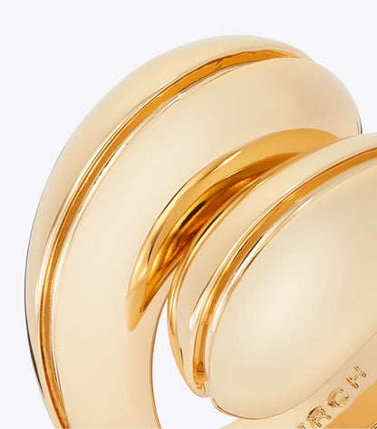 Tory Burch Pierced Ring - Light Brass