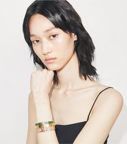 Tory Burch Icon Bracelet - Tory Silver / Lemon Zest