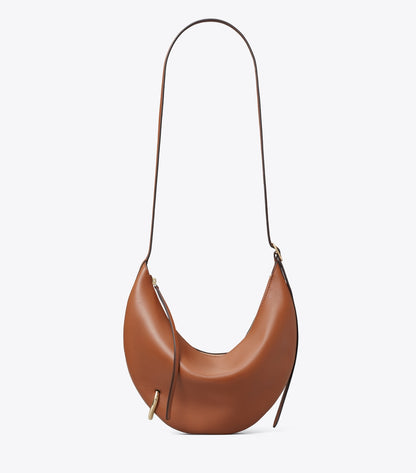 Tory Burch Pierced Crossbody Bag - Aged Tan