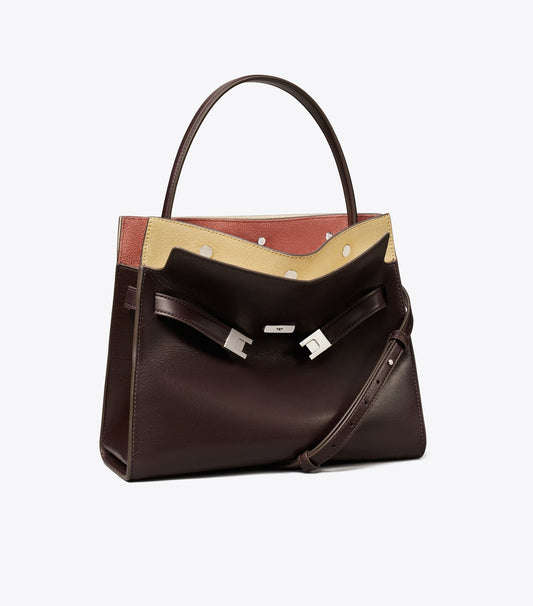 Tory Burch Small Lee Radziwill Double Bag - Coco