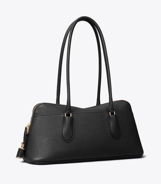Tory Burch Lock East-West Satchel - Black