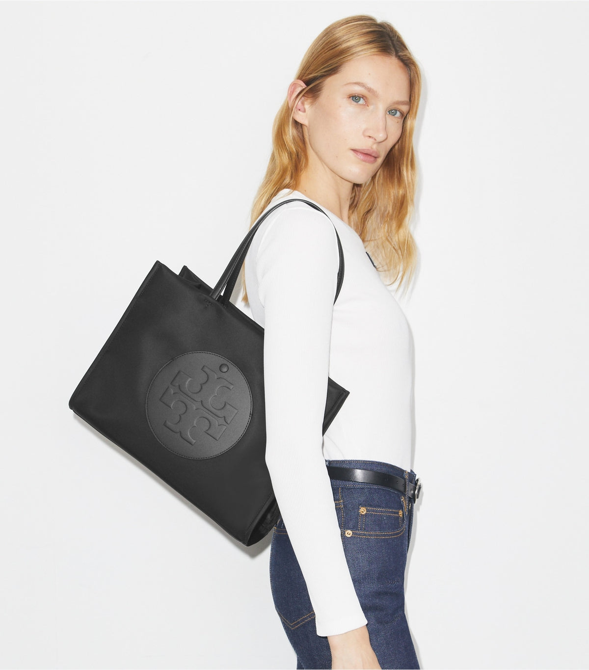 Tory Burch Small Ella Tote - Black