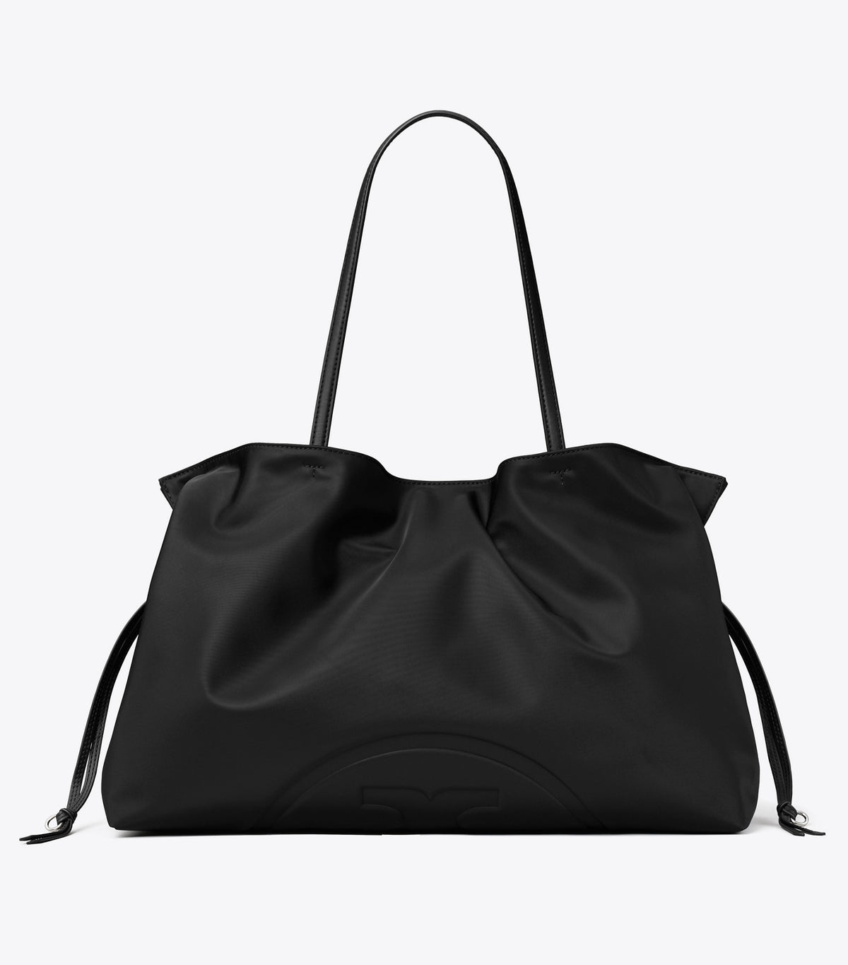 Tory Burch Ella Nylon Drawstring Tote - Black