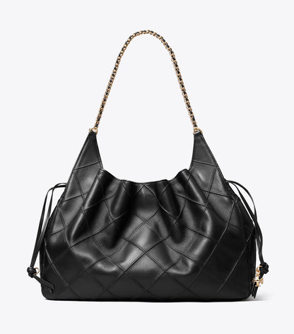 Tory Burch Large Fleming Tote - Black