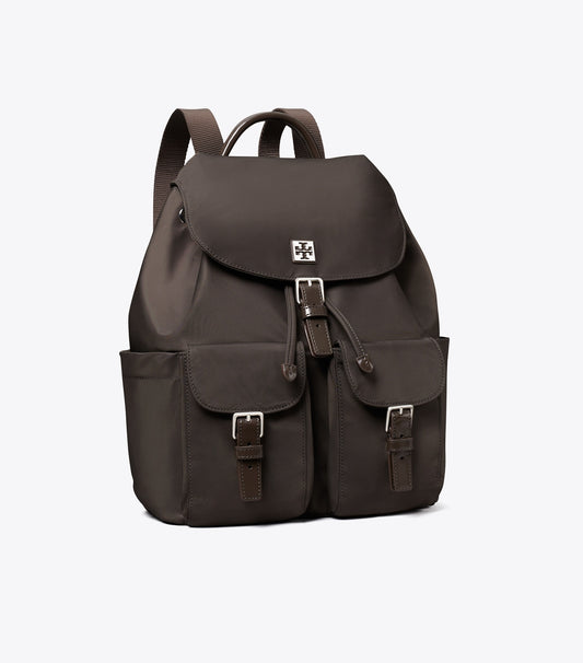 Tory Burch Virginia Backpack - Dark Brown