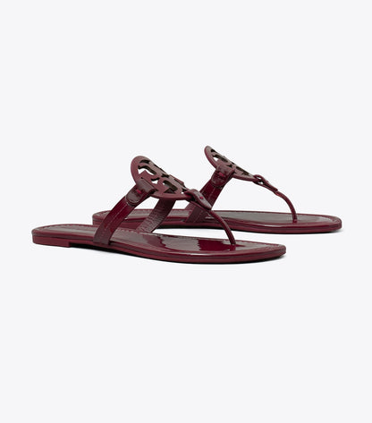 Tory Burch Miller Patent Sandal - Dark Raspberry