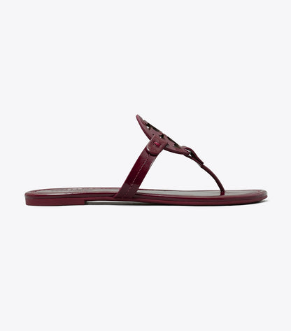 Tory Burch Miller Patent Sandal - Dark Raspberry