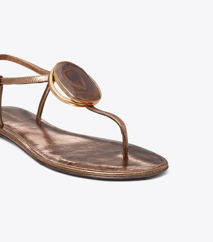 Tory Burch Patos T-Strap Sandal - Copper