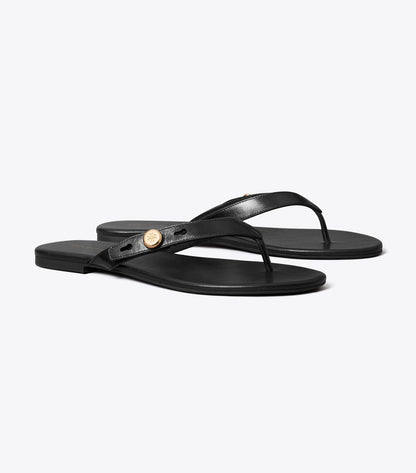 Tory Burch Romy Flip-Flop - Perfect Black
