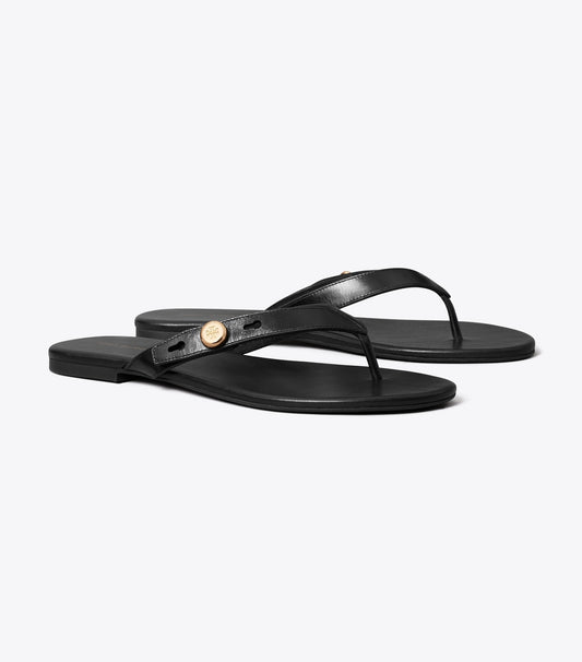 Tory Burch Romy Flip-Flop - Perfect Black