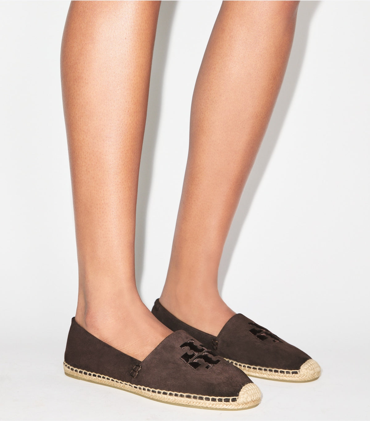 Tory Burch Double T Espadrille - Cocoa