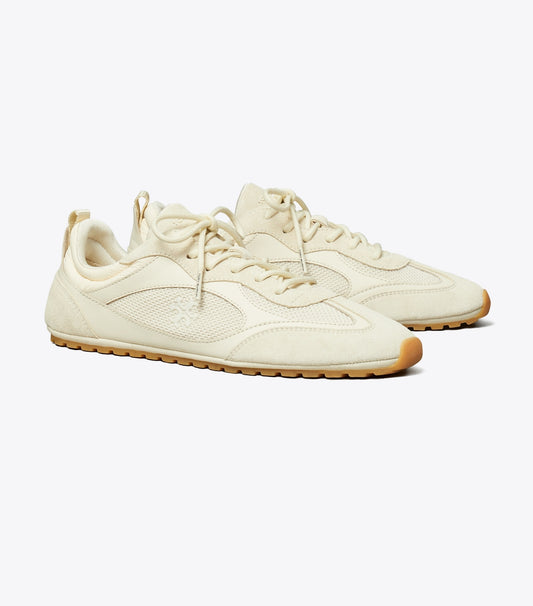 Tory Burch Field Sneaker - Light Cream