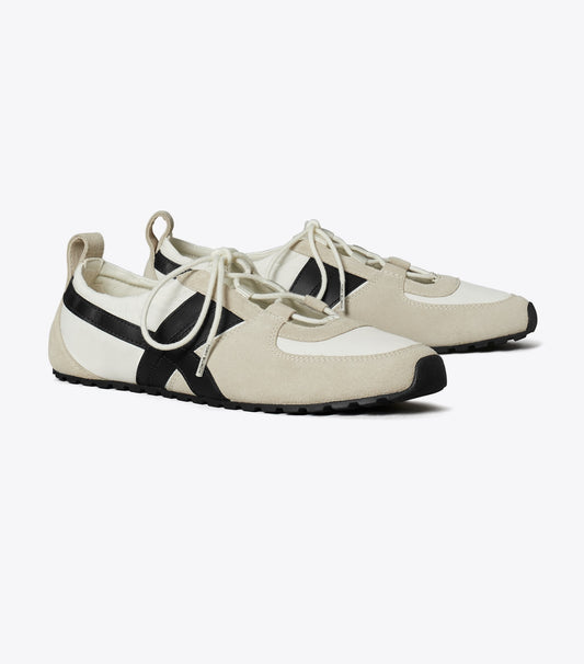 Tory Burch Hank Ballet Sneaker - Cream / Perfect Black / Cream