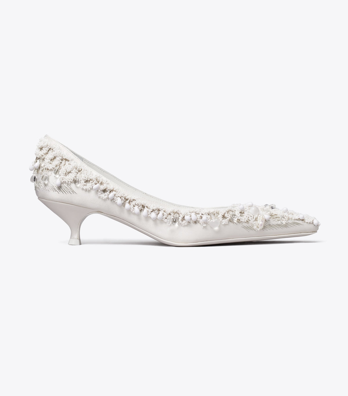 Tory Burch Beaded Pump - New Ivory