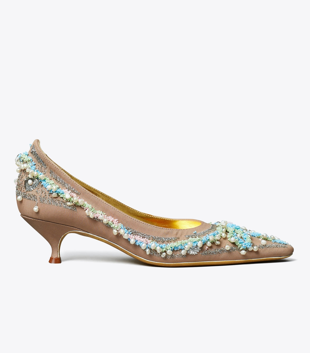 Tory Burch Beaded Pump - Bronze Sun