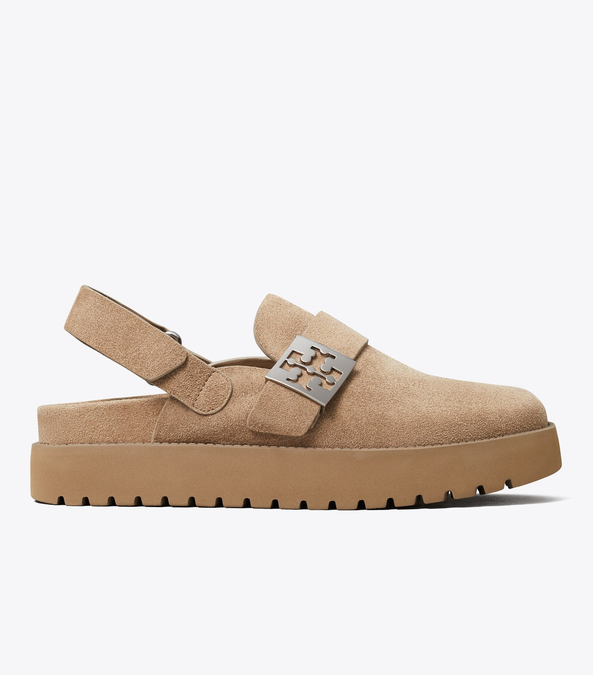 Tory Burch Mellow Sport Mule - River Rock / Silver