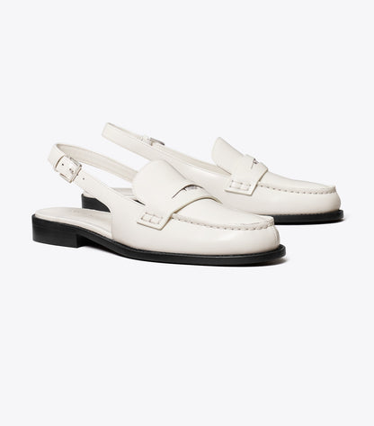 Tory Burch Classic Penny Slingback - Tresor White