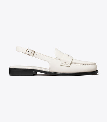 Tory Burch Classic Penny Slingback - Tresor White