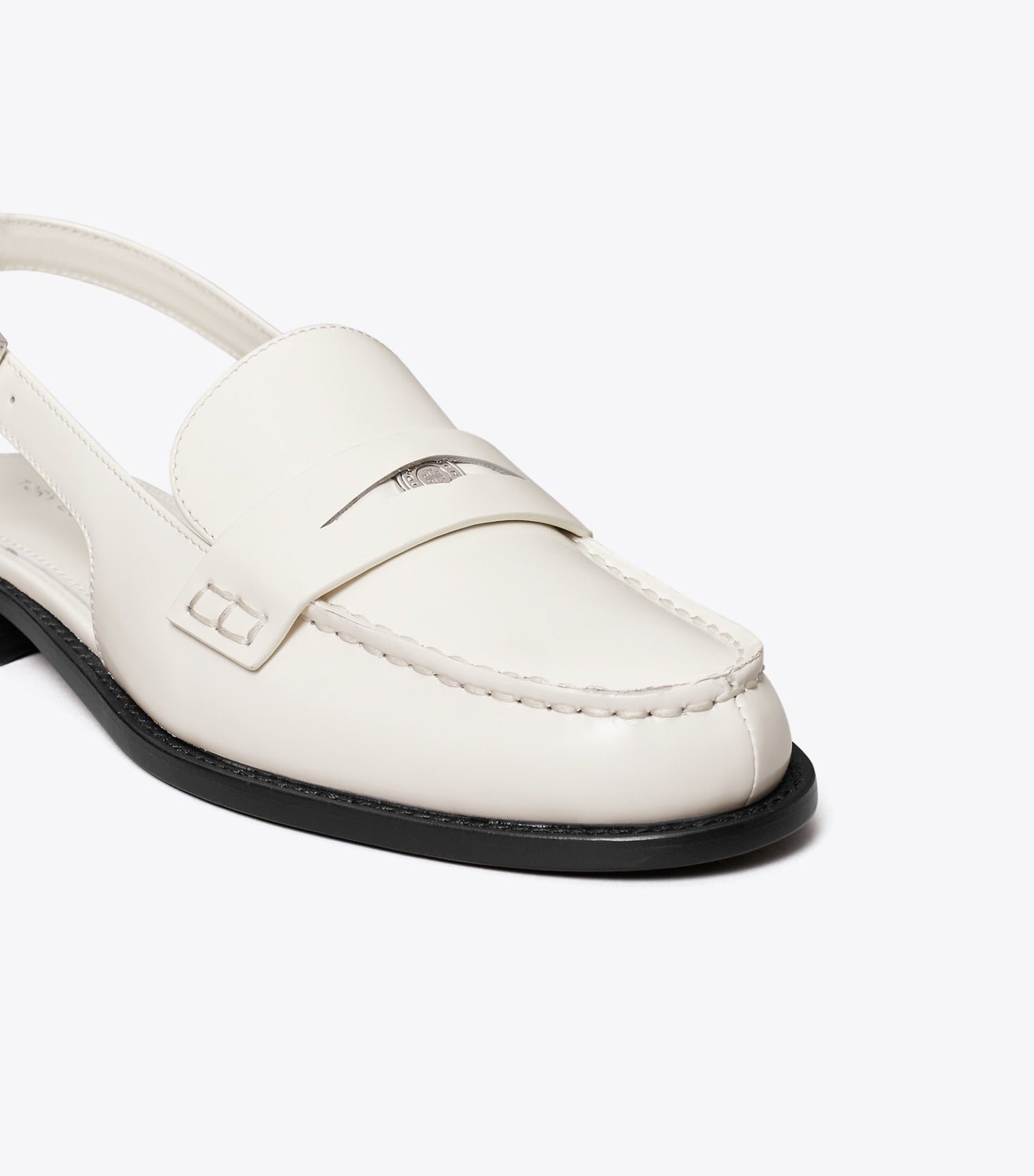 Tory Burch Classic Penny Slingback - Tresor White