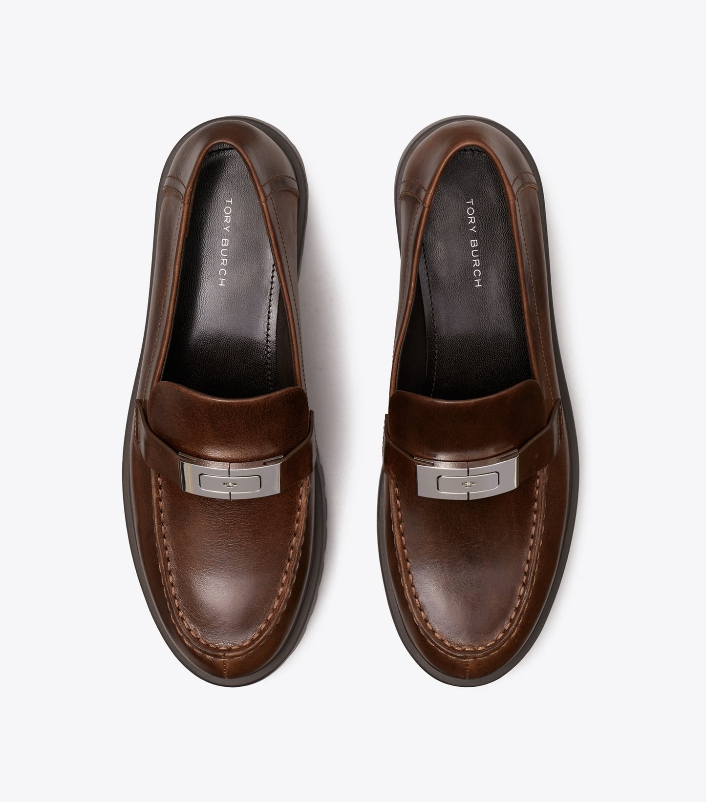 Tory Burch LeeLee Lug Loafer - Coffee