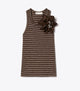 Brown / Navy / White Stripe