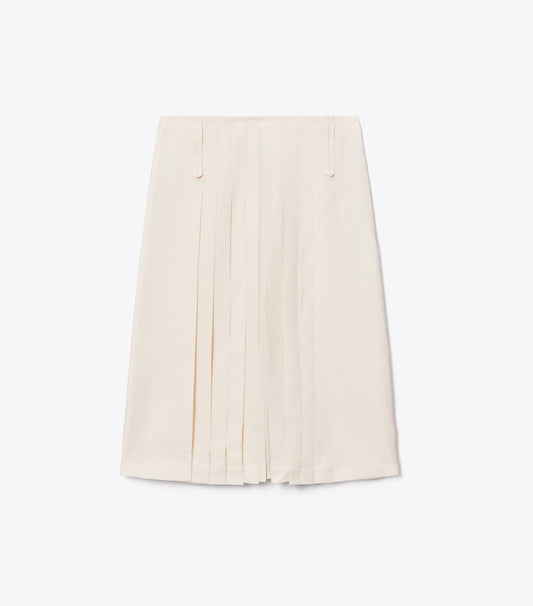Tory Burch Pleated Skirt - Cream