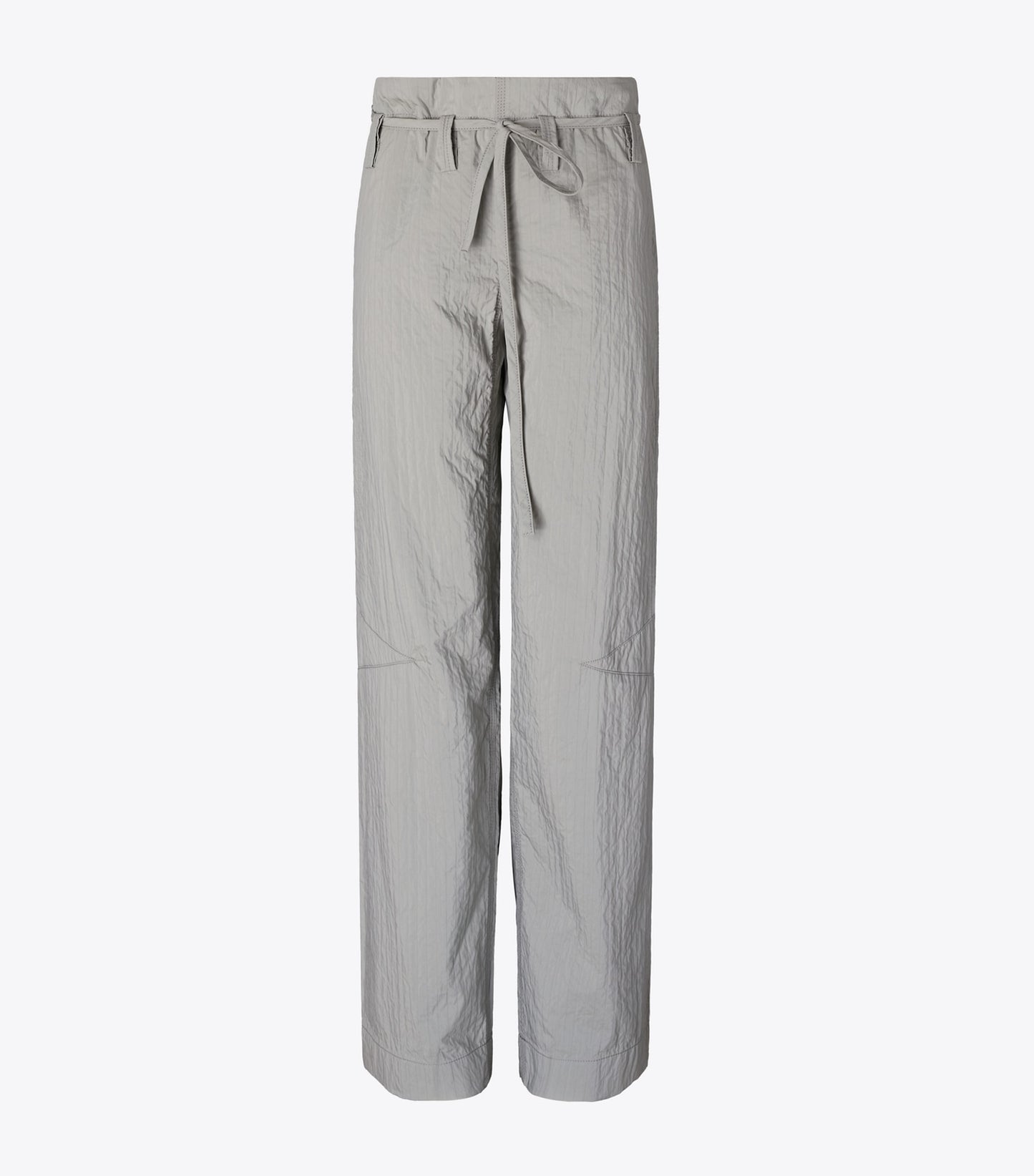 Tory Burch Wide-Leg Cotton Pant - Gray