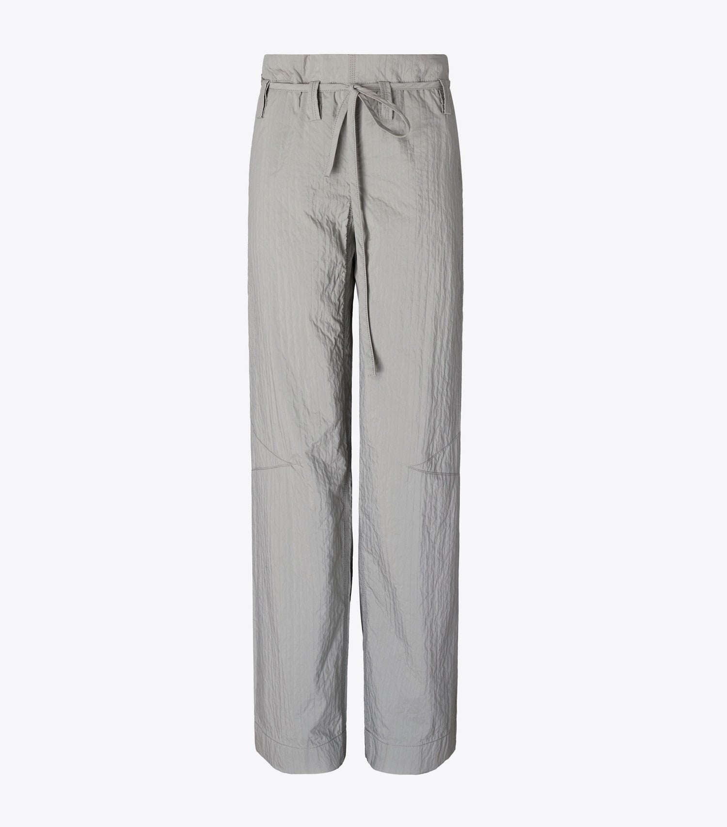 Tory Burch Wide-Leg Cotton Pant - Gray