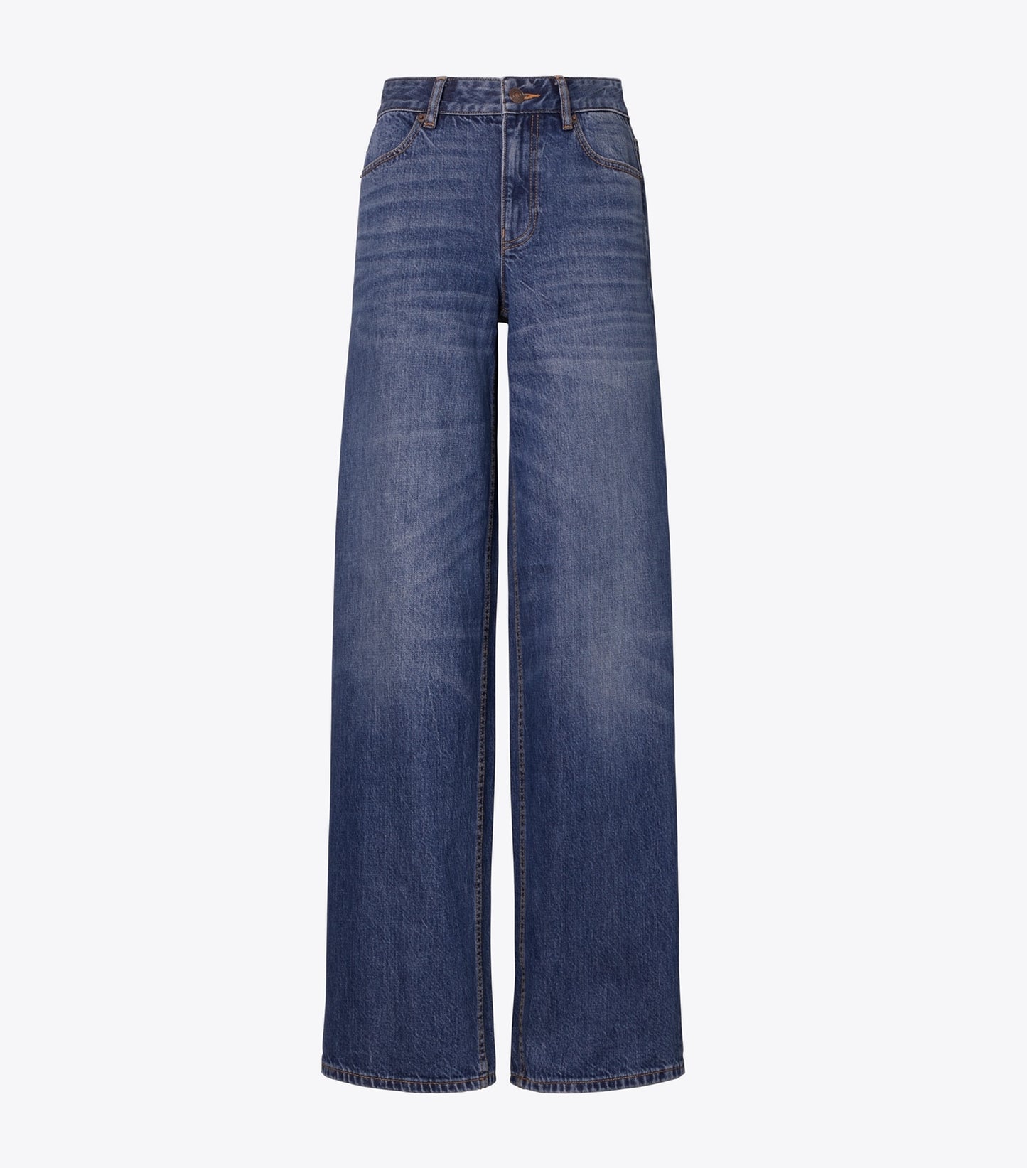 Tory Burch Wide Leg Jean - Dark Vintage Wash