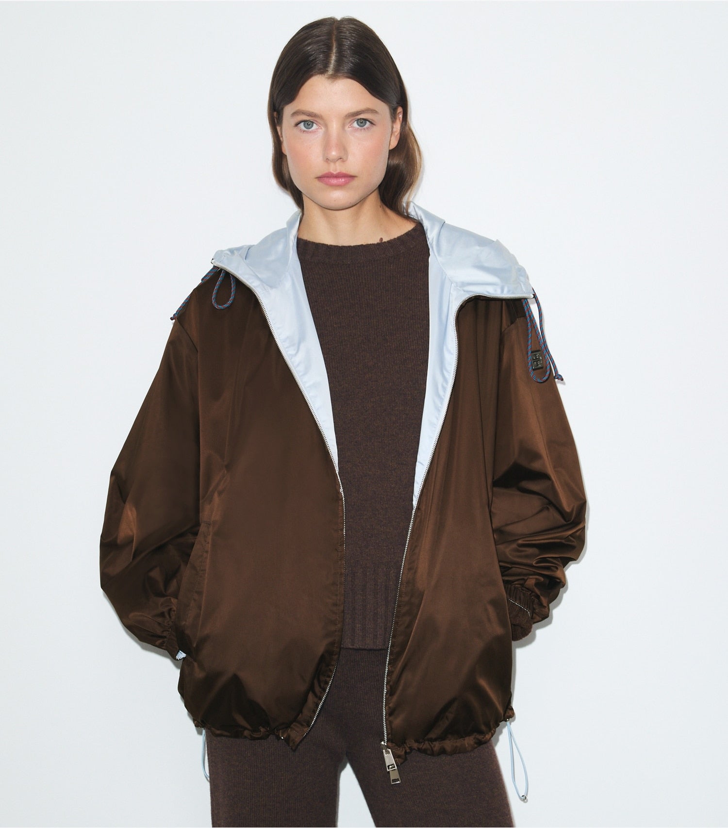 Tory Burch Reversible Jacket - Dark Roast / Cool Mist