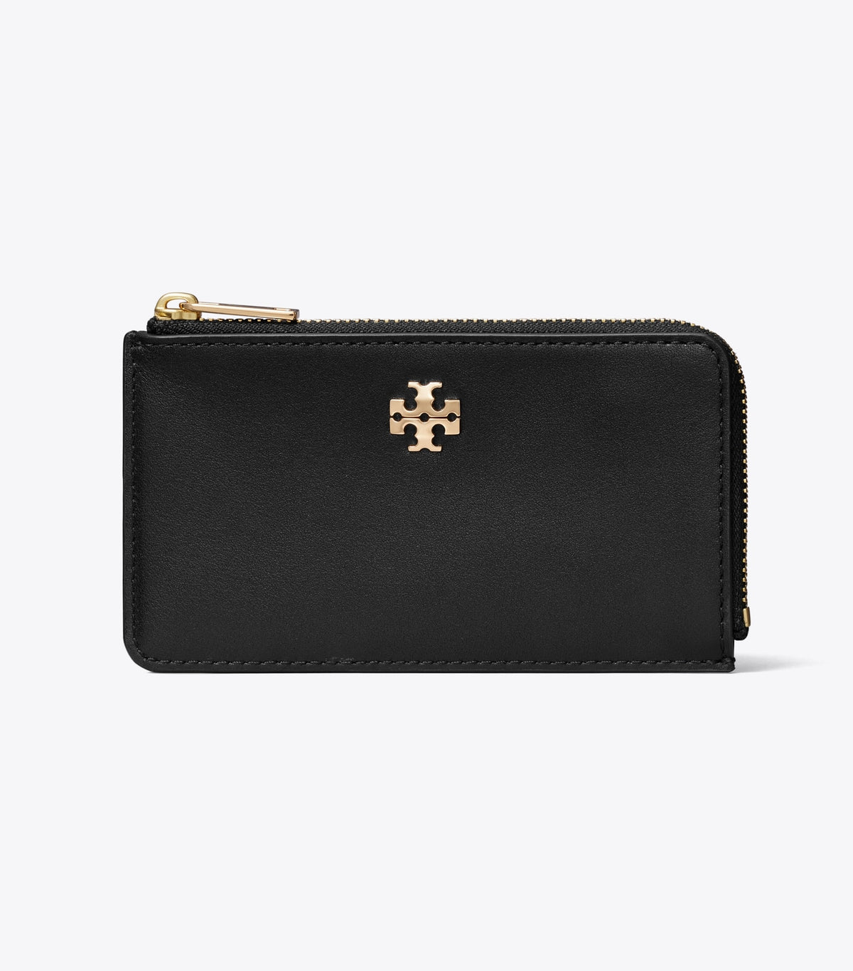 Tory Burch Charlie Zip Card Case - Black