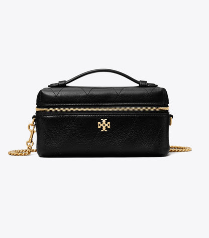 Tory Burch Charlie Quilted Vanity Case - Black