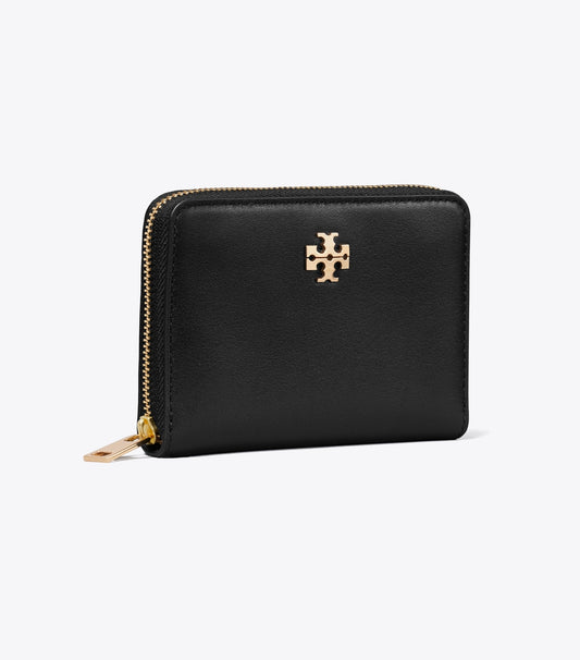 Tory Burch Small Charlie Zip-Around Wallet - Black