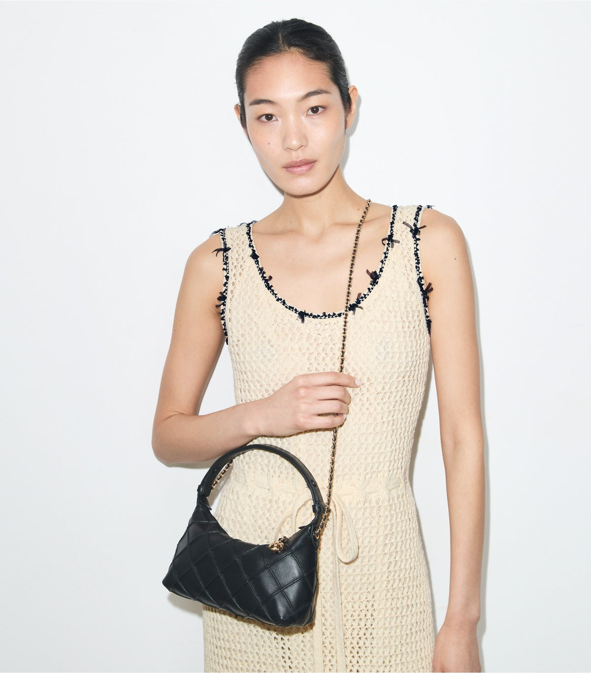 Tory Burch Fleming Pochette - Black