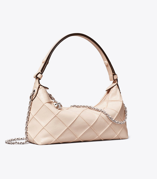 Tory Burch Fleming Distressed Pochette - Soft Pink