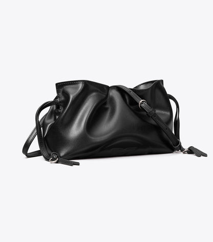 Tory Burch Ella Recycled Drawstring Pouch - Black