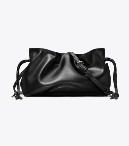 Tory Burch Ella Recycled Drawstring Pouch - Black