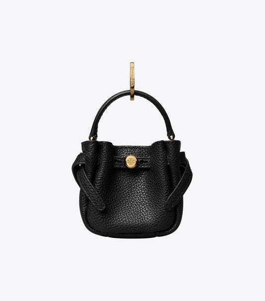 Tory Burch Romy Bucket Bag Charm - Black