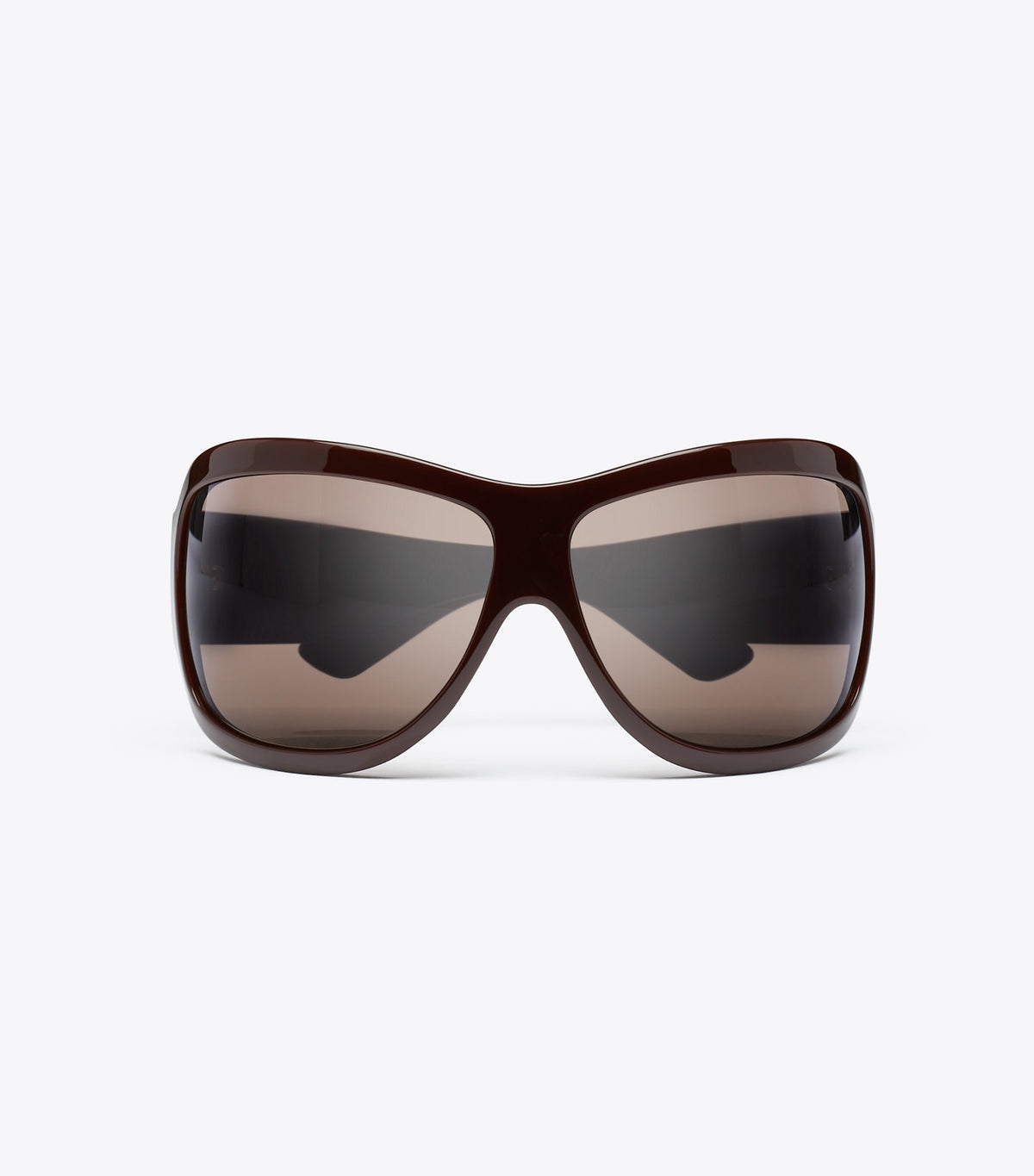 Tory Burch Runway Wrap Sunglasses - Red/Brown/Brown