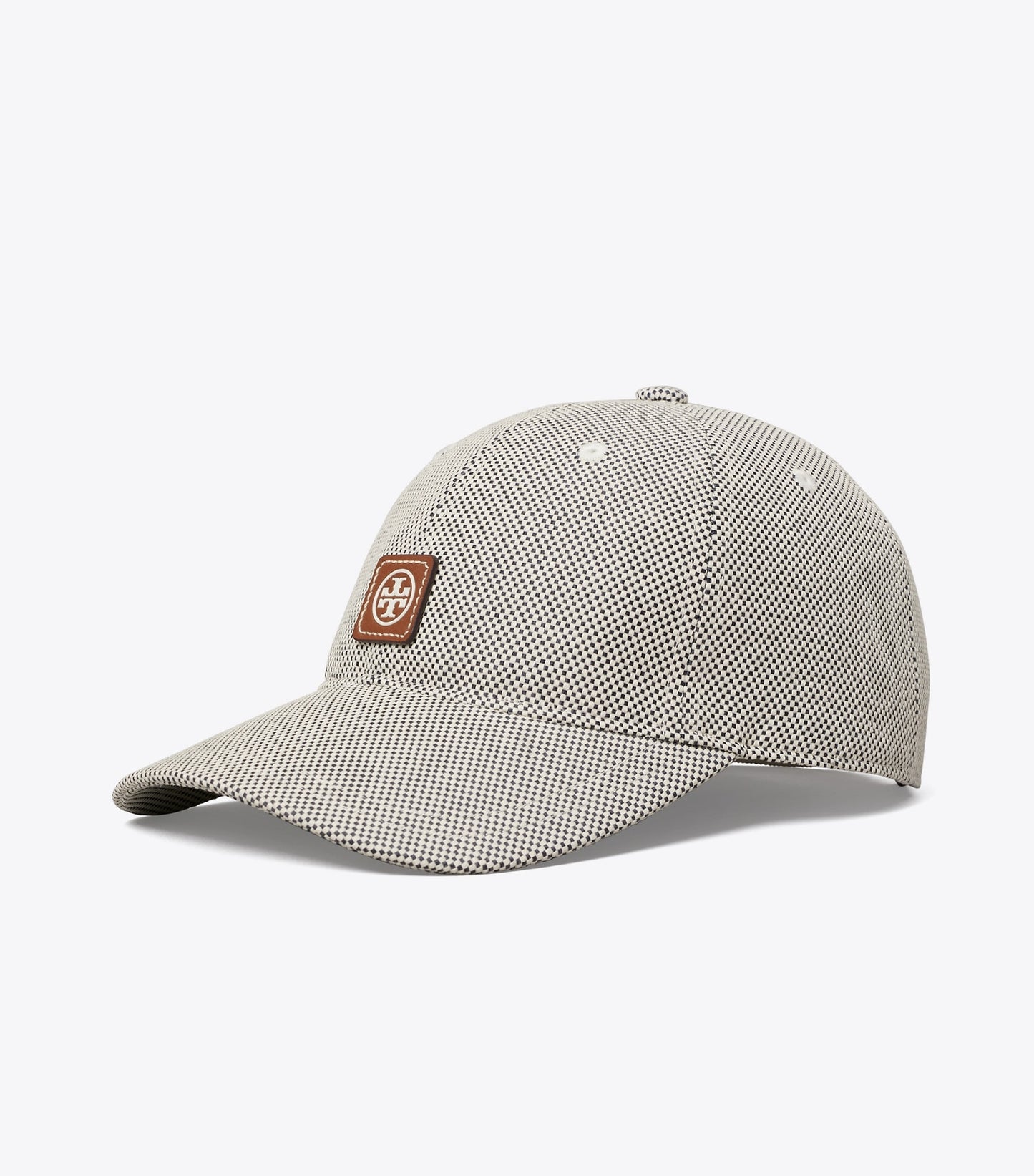 Tory Burch Two-Tone Canvas Baseball Cap - Navy