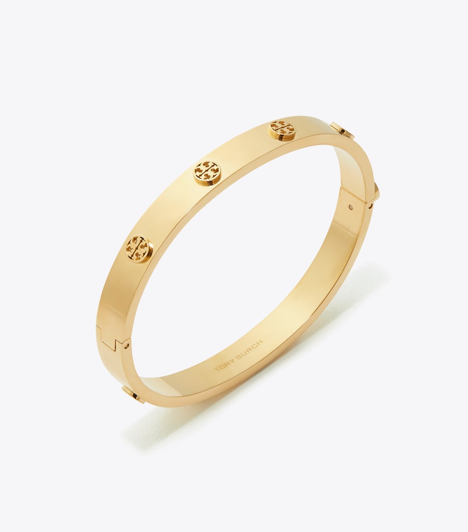 Tory Burch Icon Hinge Bracelet - Tory Gold